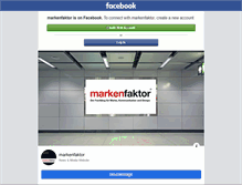 Tablet Screenshot of markenfaktor.de